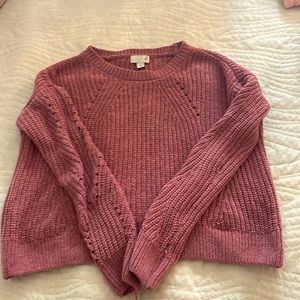 Kohl’s pink sweater